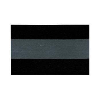 Reflexband Schwarz-Silber Breite 25 mm